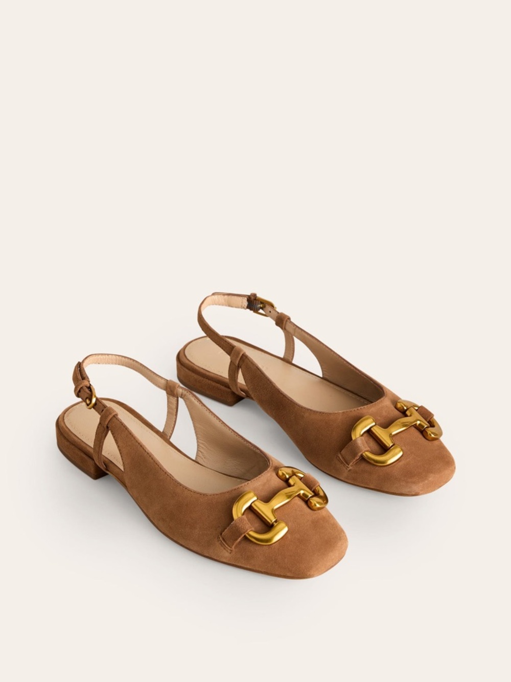 BODEN Iris Snaffle Slingback Flats